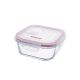 CONTENEDOR DE VIDRIO CUADRADO 800 ML.