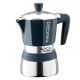Cafetera Moka de inducción de acero inoxidable 6 tazas