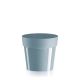 Macetero redondo Cube Basic 11 x 10 cm gris