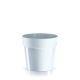 Macetero redondo Cube Basic 24 x 21,6 cm blanco