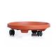 Base de macetero redondo con ruedas Terra 30,5 cm terracota