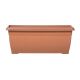 Jardinera rectangular Terra 60 cm x 25,7 cm terracota