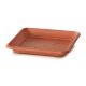 Base de macetero cuadrado Terra 41 cm terracota