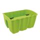 Macetero rectangular Crown 39,3 cm x 27,8 cm verde lima