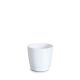 Macetero redondo New Coubi 10 cm blanco