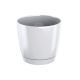Macetero redondo New Coubi 24 cm blanco
