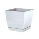 Macetero cuadrado New Coubi 13,5 x 13,5 cm blanco