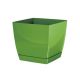 Macetero cuadrado New Coubi 13,5 x 13,5 cm verde oliva