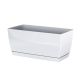 Jardinera rectangular New Coubi 39 cm x 19 cm blanco