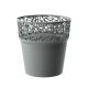 Macetero redondo Naturo 12 cm gris piedra