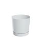 Macetero redondo Tubo 15 cm blanco