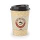 VASO CAFÉ DECORADO 320 ML.