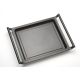 Parrilla lisa 29x20 cms negro Efficient