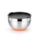 Bowl con tapa 20 cm acero inoxidable