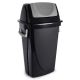 BASURERO CON TAPA BASCULANTE ECOBLACK 58 LITROS