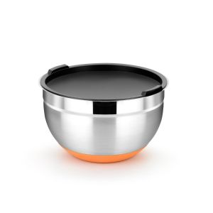 Bowl con tapa 24 cm acero inoxidable