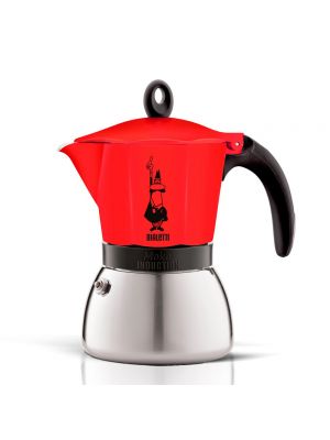 CAFETERA MOKA INDUCTION RED 6T