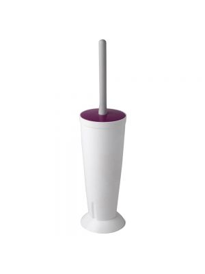 ESCOBILLA WC 2000 BLANCA / BERENJENA