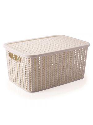 CAJA TRAMA 14,0 LTS. BLANCA