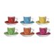 SET 6 TAZAS POP COLORES
