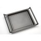 Parrilla lisa 29x20 cms negro Efficient