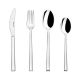 Set de cubiertos de 24 piezas acero inoxidable