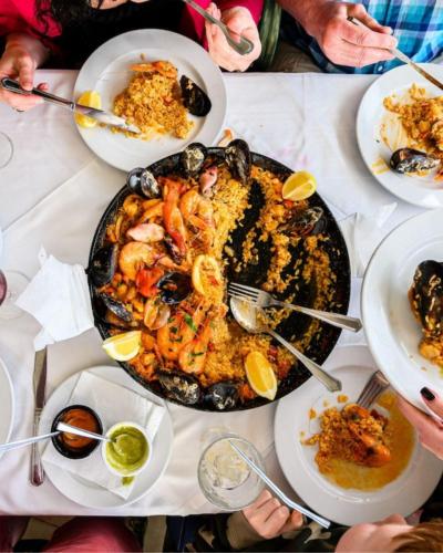 La magia de la paella